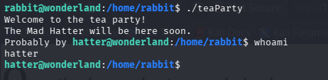 Shell as hatter via binary PATH hijack