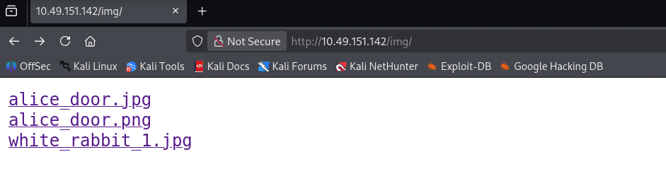 Images stored within the  